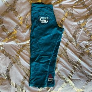 Reebok CrossFit Games 2016 cropped leggings Teal Small